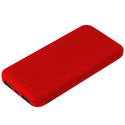 Внешний аккумулятор с подсветкой TYPE-C, 10000мАч, красный