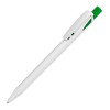 Ручка шариковая TWIN WHITE белый/зеленый