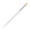 Ручка шариковая Liberty Basic Polished белый/желтый 7408