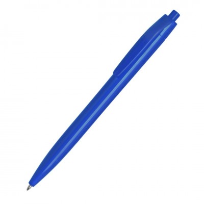 Ручка шариковая, синяя, пластик