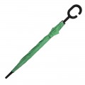 Зонт-трость, полуавтомат, зеленый, 105см