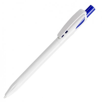 Ручка шариковая TWIN WHITE  белый/синий
