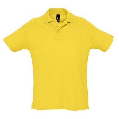 Рубашка-поло, 170г/м2, желтая