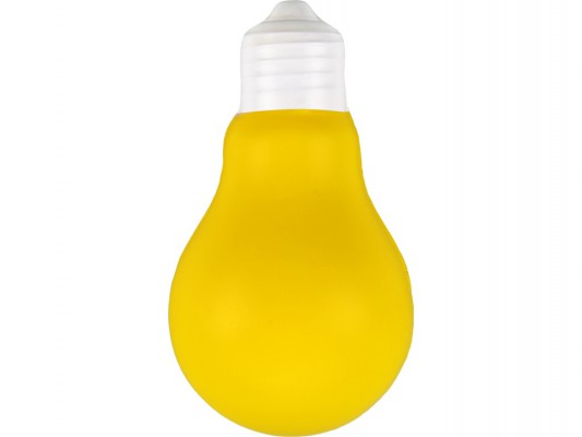 Антистресс "Лампочка" 5,5х9,7см желтый
