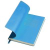 Бизнес-блокнот, формат А5, в линейку, темно-синий /голубой
