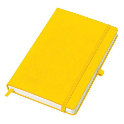 Бизнес-блокнот Justy в линейку, формат А5, желтый