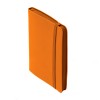 Блокнот А6 с элементами планирования, оранжевый, кремовый блок, оранжевый обрез