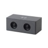 Bluetooth колонка с двумя динамиками (2х3Вт) и беспроводным зарядным устройством, переработанный пластик (RPET), серый