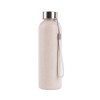 Бутылка для воды 600мл, пластик/растительные волокна, бежевый