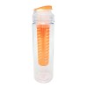 Бутылка для воды 700мл с емкостью для фруктов, оранжевый