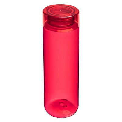 Бутылка для воды, пластик, 700 мл, красная