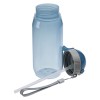 Бутылка для воды с трубочкой, 400 мл, полипропилен, синяя