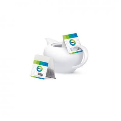 Чай листовой в пакетиках 4гр с картонным ярлыком с логотипом заказчика