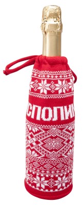 Чехлы на бутылку вязаные