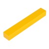 Чехол для одной ручки  из дизайнерского картона с тиснением и ламинацией, 27 х 175 мм, желтый