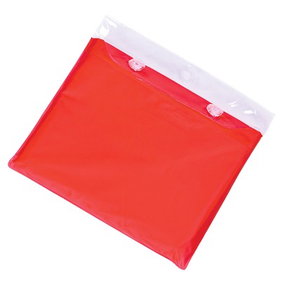 Дождевик, PVC-материал, красный