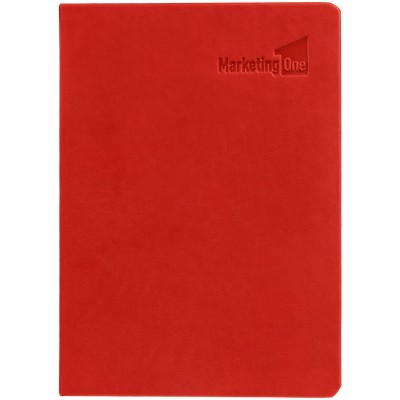 Ежедневник 15х20,7х1,8см, недатированный, красный