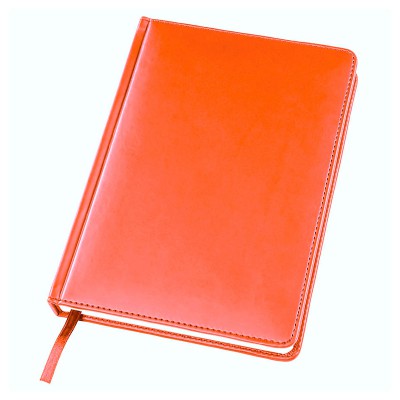 Ежедневник датированный Блис, А5, белый блок, без обреза,  оранжевый