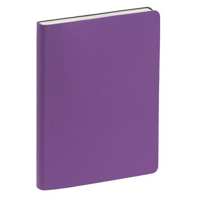 Ежедневник 15х21см с гибкой обложкой софт-тач, датированный, фиолетовый