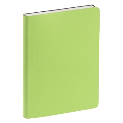 Ежедневник 15х21см с гибкой обложкой софт-тач, датированный, светло-зеленый