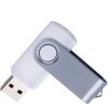 Флешка 8Гб с покрытием soft-touch, белая