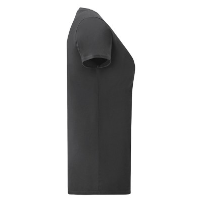 Футболка женская 150 г/м2,  100% хлопок, черная