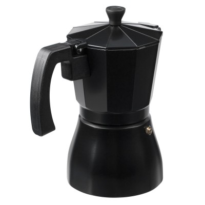 Гейзерная кофеварка 240мл, черная