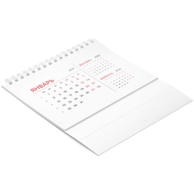 Календарь настольный 14,4х34см на  2024г, белый