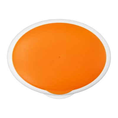 Контейнер для ланча, пластик, 400 мл, оранжевый/белый/прозрачный