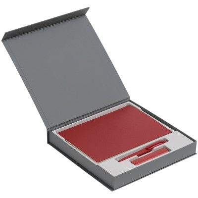 Коробка 24х23,5х3,5 см серая