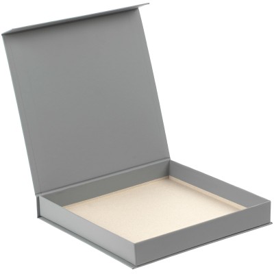 Коробка 24х23,5х3,5 см серая