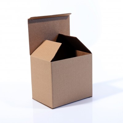 Коробка для кружки без окна, 120х85х105, картон, бурый