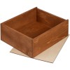 Коробка-пенал 22,5x27x10см дерево