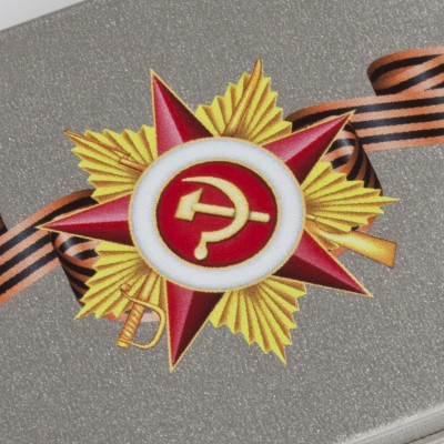 Коробка прямоугольная 9,3х5,7х2,1см серебристая