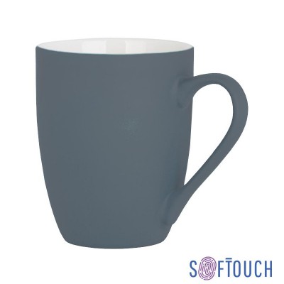 Кружка 350мл покрытие soft touch, серый
