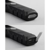 Многофункциональный фонарь с аккумулятором 1800 mAh, черный с серым