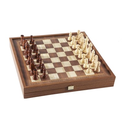 Набор игр 3в1: шахматы, нарды, шашки, цвет коричневый