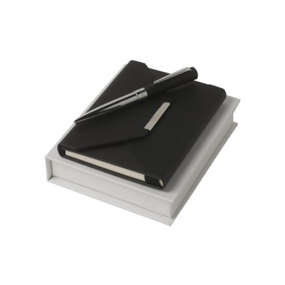 Набор NINA RICCI:  записная книжка А6, ручка шариковая, цвет черный