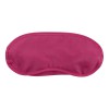 Подушка надувная дорожная, повязка на глаза, беруши, розовая