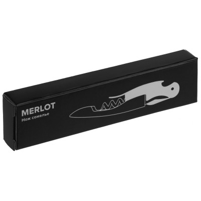 Нож сомелье "Мерло", черный