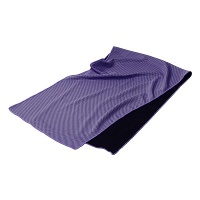 Набор для фитнеса: охлаждающее полотенце и бутылка, фиолетовый