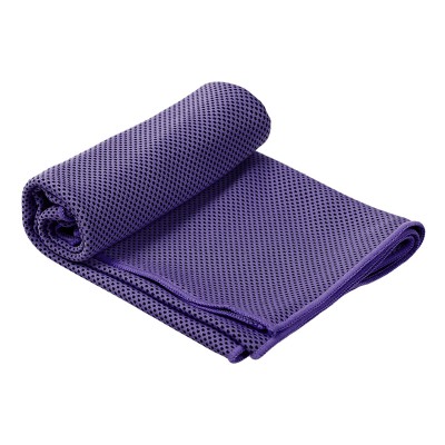 Набор для фитнеса: охлаждающее полотенце и бутылка, фиолетовый