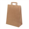 Пакет бумажный 43x32x17cм крафт, плотность 80г/м2