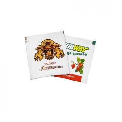 Пакетированный чай 2гр с логотипом заказчика в индивидуальном конверте