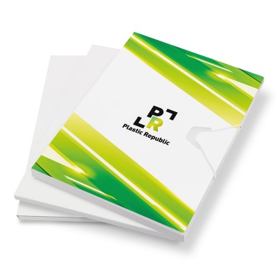 Папка на резинке/кнопке на 150/300 листов