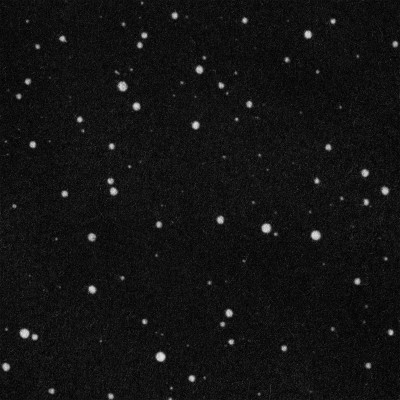 Плед флисовый "Звездное небо" 100х140см черный