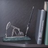 Подставка "Нефтяная качалка" с ручкой, мраморная крошка/металл