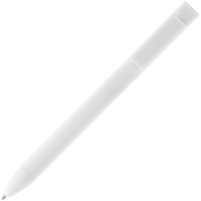 Ручка шариковая "Clipper Soft Touch", пластик, белая
