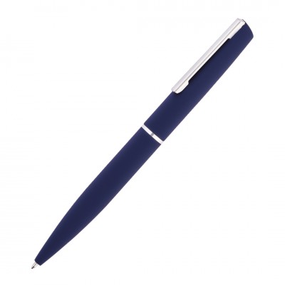 Ручка шариковая CROWN soft-touch, cиняя