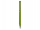 Ручка шариковая, металл, софт-тач, зеленое-яблоко